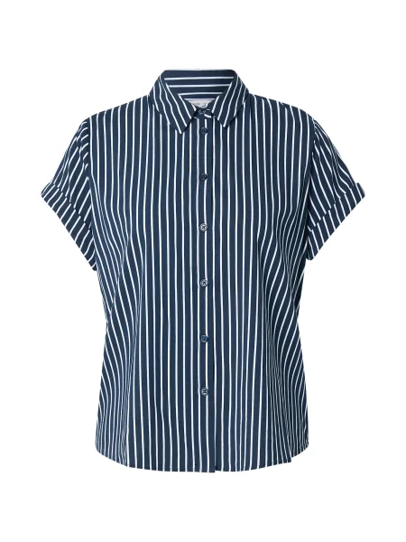 Samsøe Samsøe Bluză Majan albastru marin alb