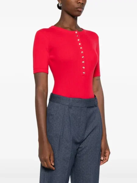 Cardigan Maje tricotate roșu