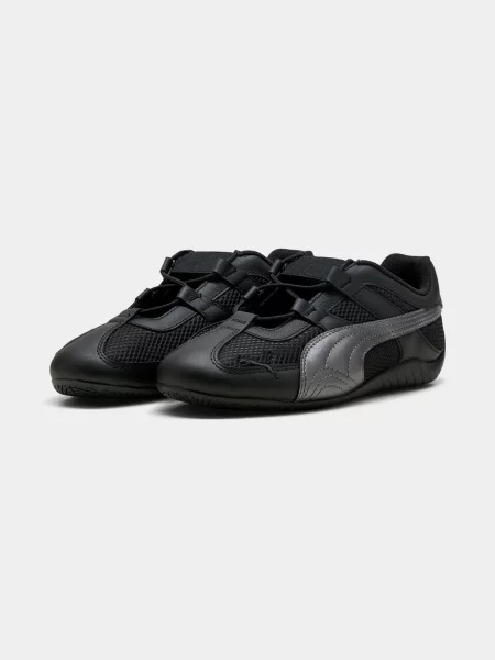 Повседневные кроссовки Puma с сеткой черные