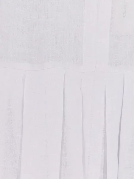 Kołnierzykowy sukienka Semicouture biała