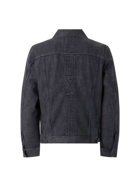 Kurtka jeansowa Diesel czarna