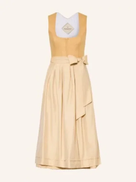 Sukienka Heimatglück Tracht żółta