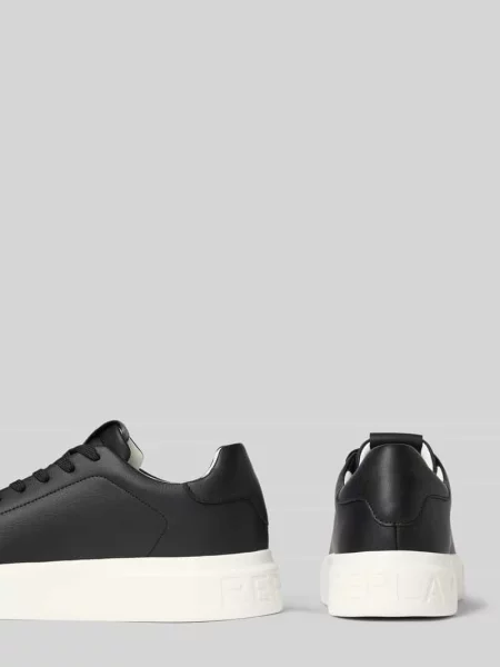 Sneakersy z detale z logo marki model NOTTING' Replay czarne