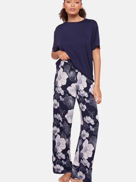 Friends Like These Pijama bleumarin / gri alb