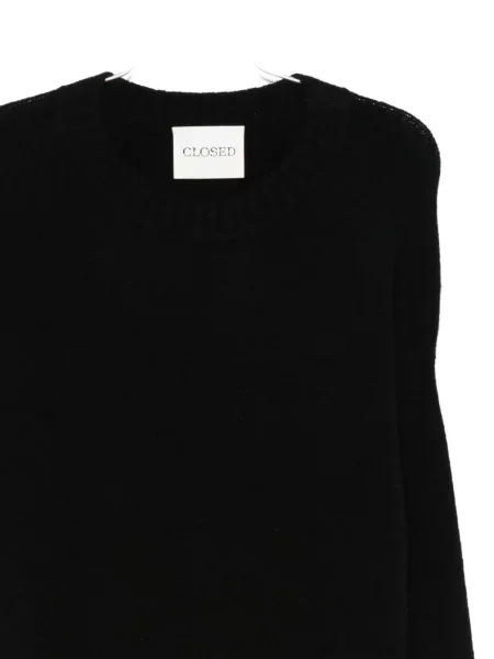 Rochie midi Closed tricotate până la genunchi de costum negru