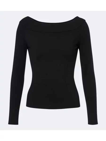 Pulover Max Mara de lână negru