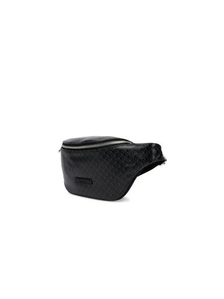 Calvin Klein Ľadvinka Emblem Aop Coated Waistbag čierna