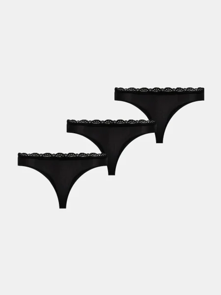 Прашки Calvin Klein Underwear 3 чифта черно