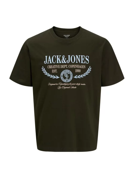 JACK & JONES Tricou JORFREDERIKSBERG pielii / pastel / maro albastru