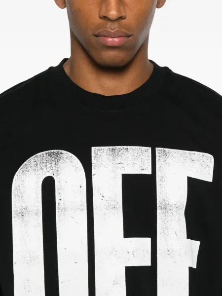 Tricou Off-white cu imagine alb