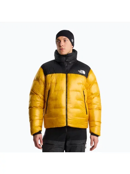 Geacă cu puf pentru bărbați The North Face Summit Nuptse summit gold/tnf black negru