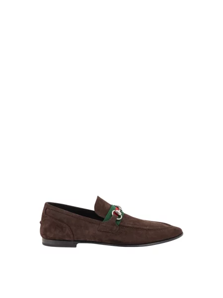 Półbuty Gucci zamszowe brązowe