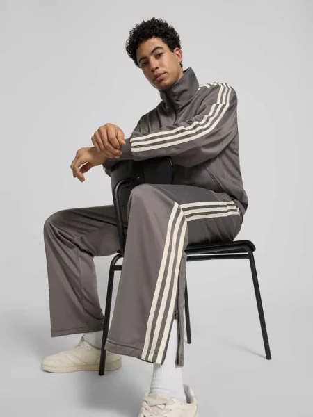 Adidas Originals Spodnie Treningowe Firebird Z Galonowymi Paskami braun