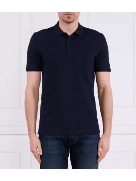 BOSS BLACK Polo Parlay negru