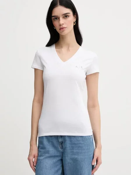 Тениска Armani Exchange дамска бяло