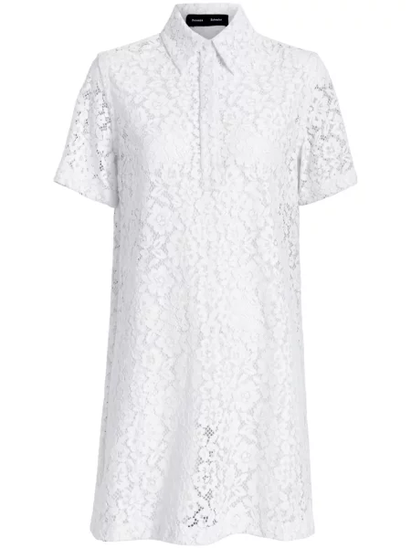 Rochie mini Proenza Schouler de costum alb