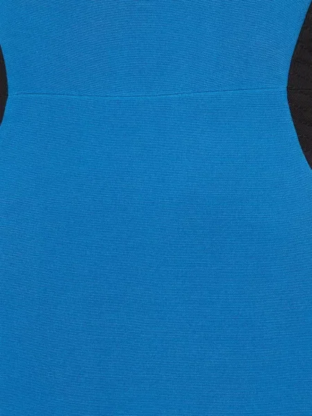 Rochie midi Victoria Beckham fără mâneci albastru