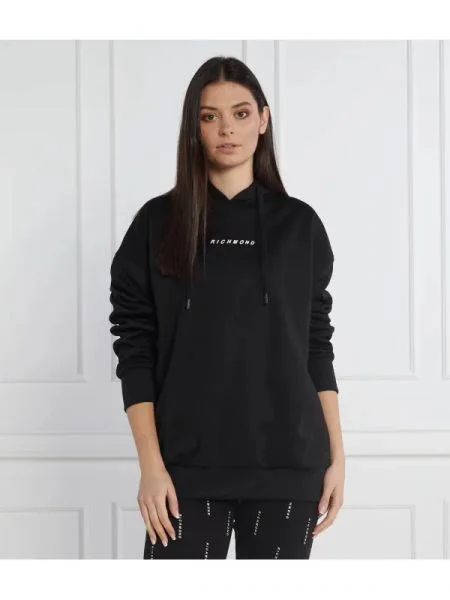 RICHMOND SPORT Hanorac SALTING | Relaxed fit negru