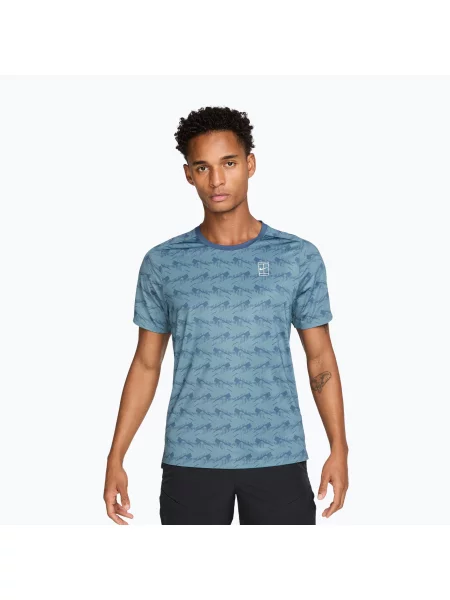 Tricou pentru bărbați Nike Court Advantage new slate/new slate/white alb