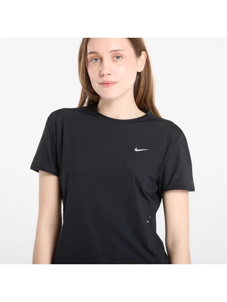 Póló Nike Swift Dri-FIT Short-Sleeve Running Top Black/ Reflective Silv XS fekete
