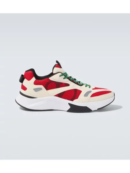 Sneakerși Valentino Garavani plasă roșu