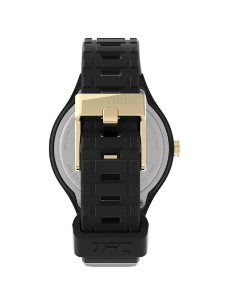 Lniany zegarek Timex czarny