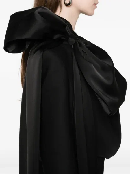 Rochie mini David Koma cu funde de costum negru