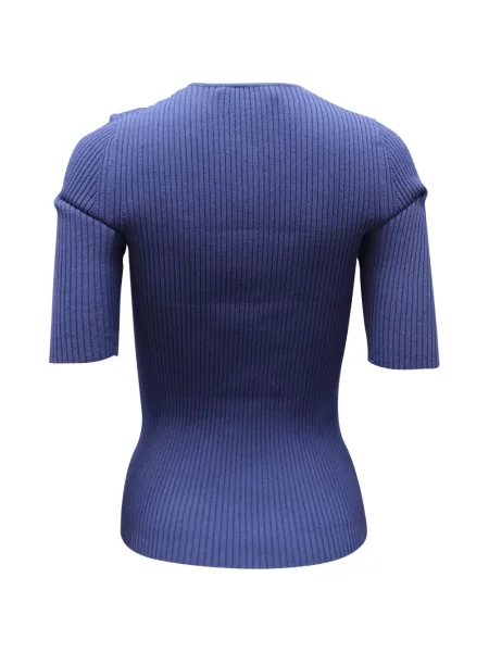 Top Altuzarra tricotate albastru