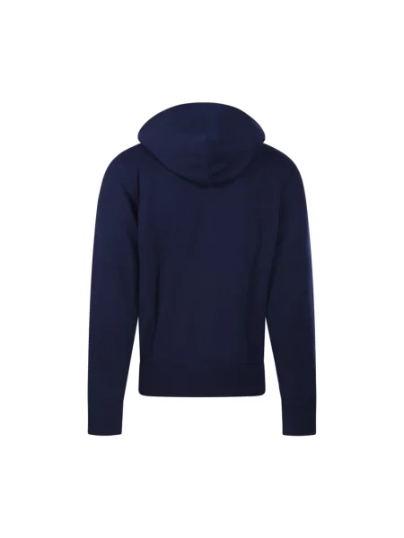 Bluza rozpinana Polo Ralph Lauren polarowa z logo granatowa