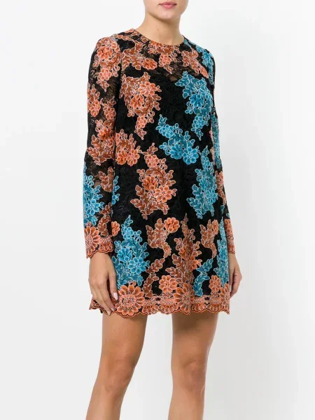 Rochie Dolce & Gabbana cu model floral negru