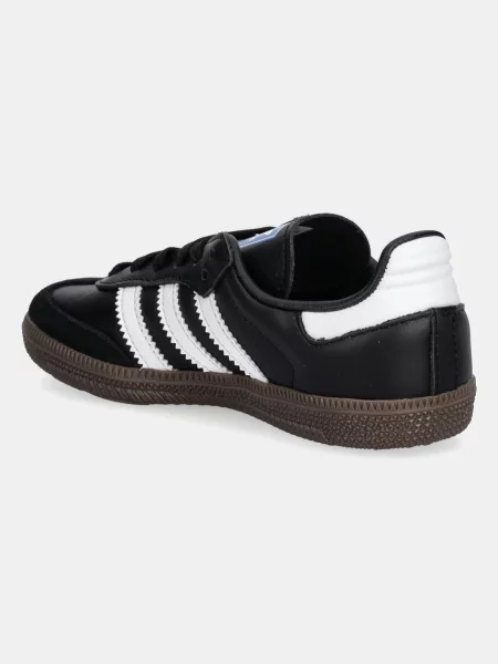Adidas Originals Кожени маратонки SAMBA OG черно