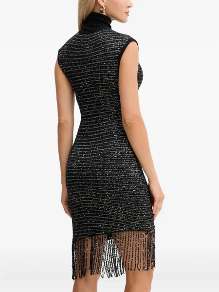Rochie mini Simona Corsellini cu paiete de costum negru