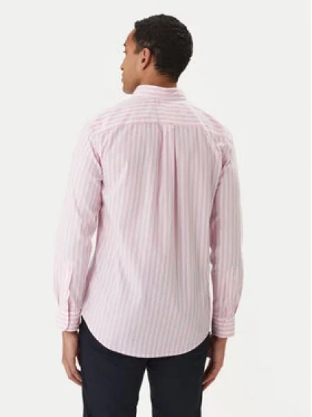 Klasická košeľa Tommy Hilfiger popelín ružová
