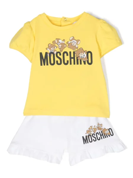 Szorty dziecięce Moschino żółte