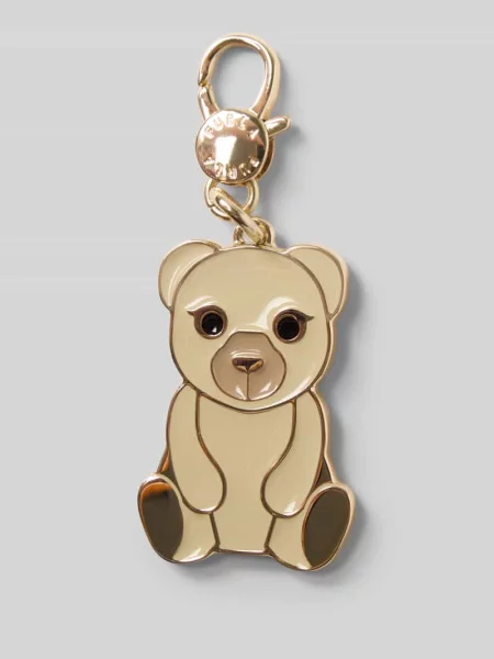 Zawieszka z karabińczykiem model HASHTAG BEAR' Furla biała
