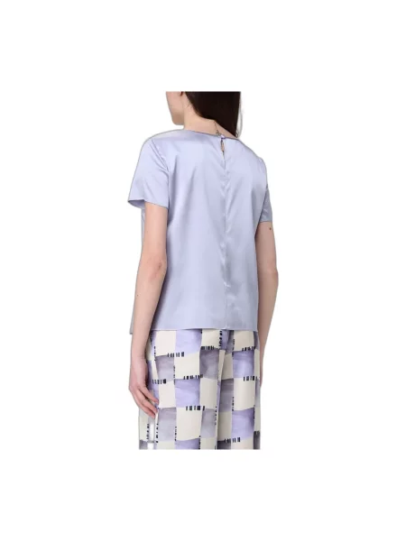 Bluzka Emporio Armani fioletowa
