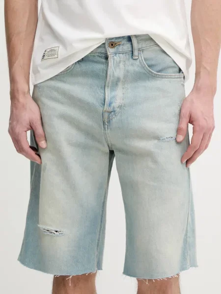 Kratke hlače iz jeansa Pepe Jeans BERMUDA SHORT TINT modra