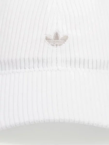 Adidas Originals kapa s šiltom rebrasta žametna Corduroy Baseball Cap bež