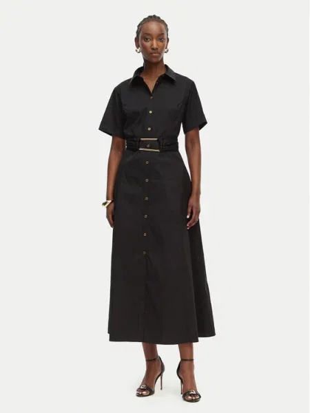 Marciano Guess Rochie tip cămașă negru