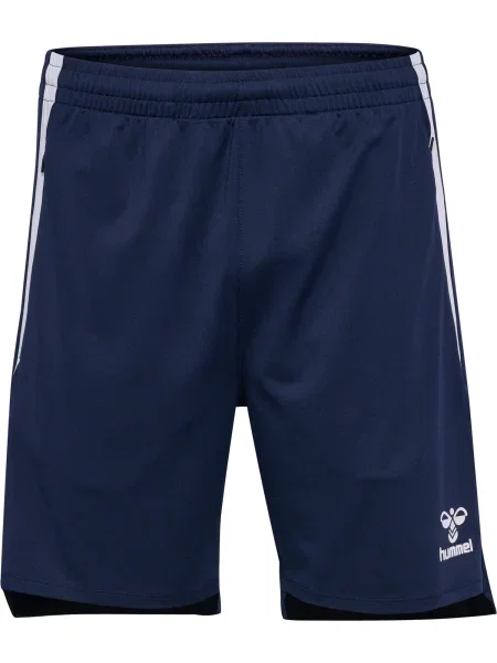 Hummel Pantaloni sport Lead albastru marin alb