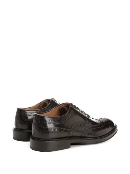 Brogues Corvari din piele maro