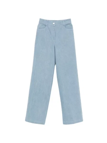 Pantaloni Akris Punto albastru