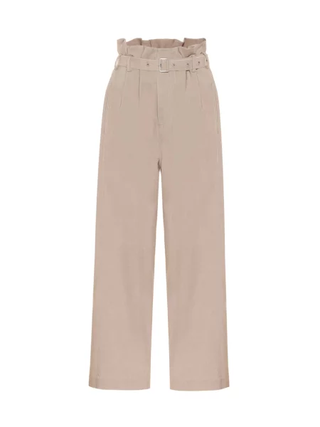 Pantaloni Low Classic clasici bej