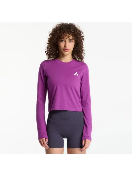 Tricou Nike ACG Dri-FIT Long-Sleeve Top Bold Berry/ Summit White M alb