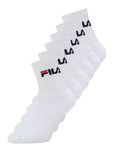 FILA Șosete sport albastru închis / roșu alb
