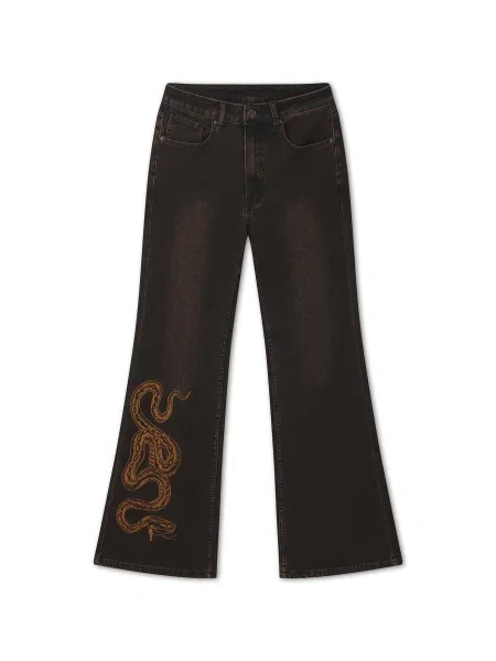 Ed Hardy Jeans maro negru