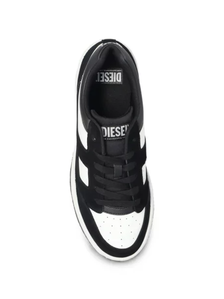 Lung sneakerși Diesel din piele negru