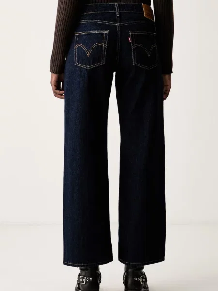 Levi's jeansy loose LOW LOOSE granatowe