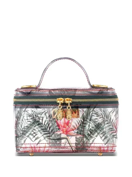 Geantă shopper Tyler Ellis cu model floral cu imagine verde
