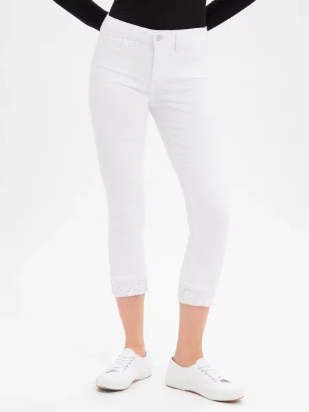 Liu Jo Collection Dżinsy Monroe Kobiety Jeansy 26 biały